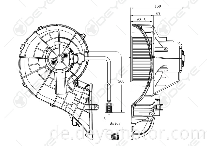 9502493 Universal-Gebläsemotor für VOLVO FH 2013